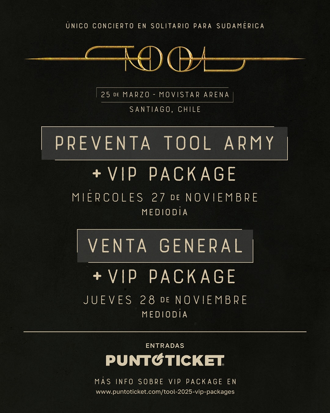 Imperdible: Tool ofrecerá show en solitario en Chile